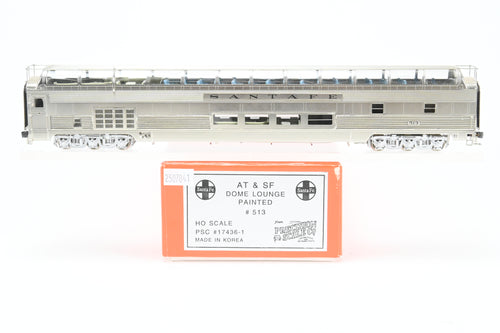 HO Brass PSC - Precision Scale Co. ATSF - Santa Fe Dome Lounge Factory Painted #513