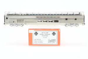 HO Brass PSC - Precision Scale Co. ATSF - Santa Fe Dome Lounge Factory Painted #513