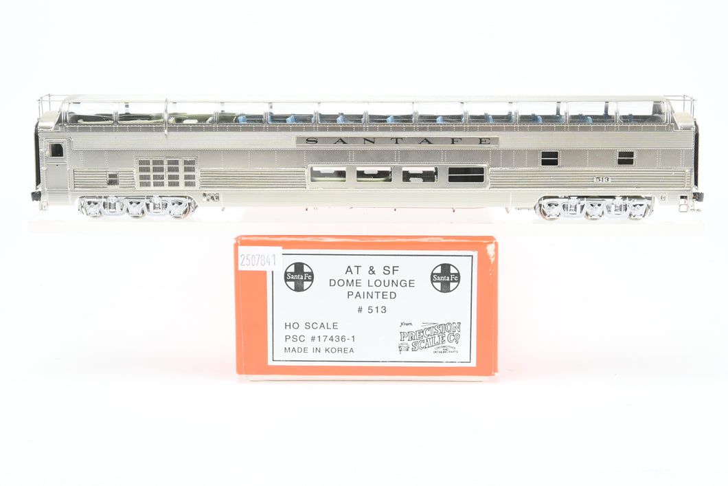HO Brass PSC - Precision Scale Co. ATSF - Santa Fe Dome Lounge Factory Painted #513