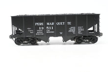 Load image into Gallery viewer, Gauge 1 - 1:32nd Scale Brass Eastern Railways PM - Pere Marquette USRA 2-Bay Hopper Factory Painted No. 13511 No. 68 of 76
