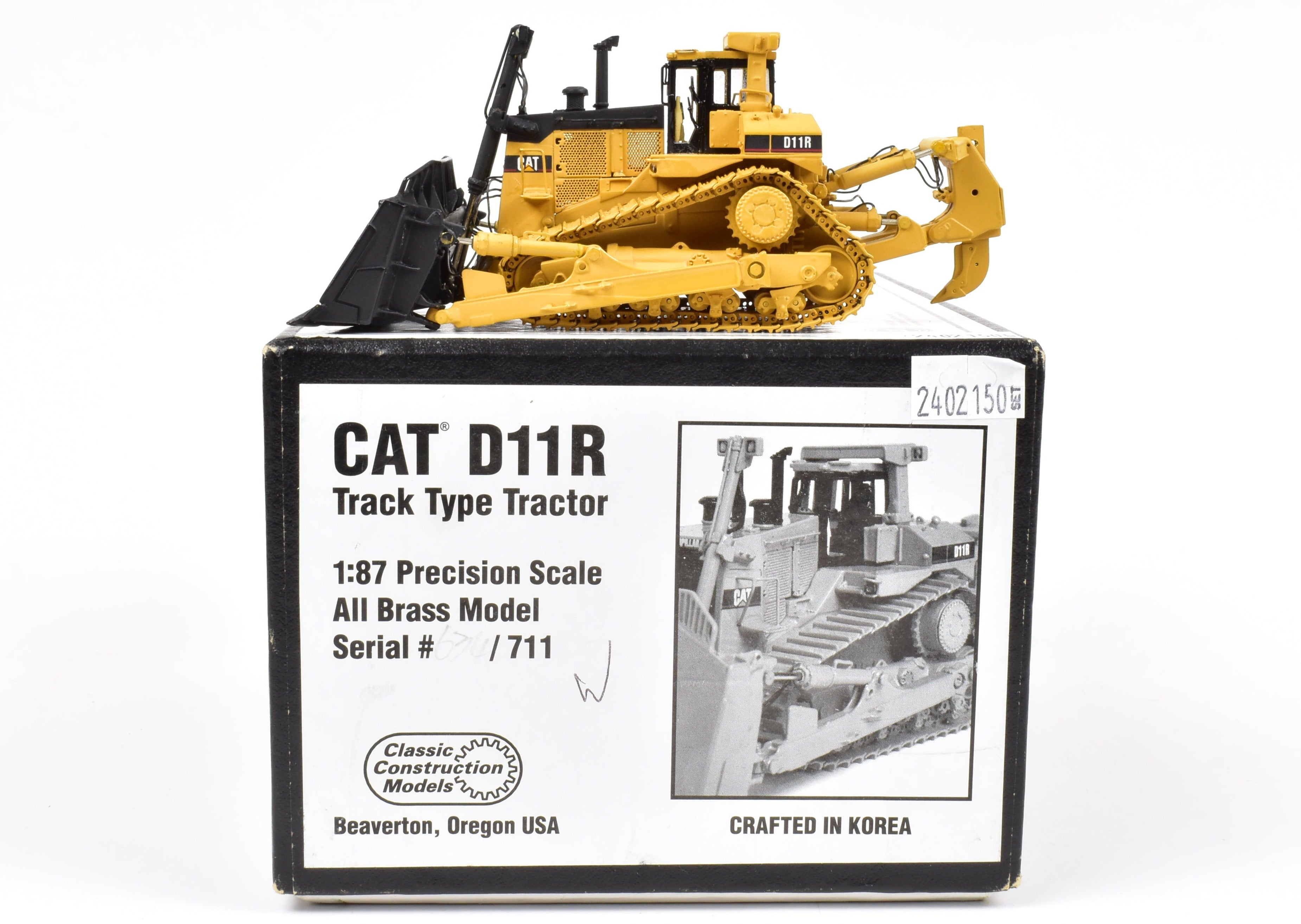 HO Brass CON CCM Models Caterpillar D11R Track Type Tractor