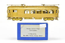 Load image into Gallery viewer, HO Scale Soho CA&amp;E - Chicago, Aurora, &amp; Elgin #10 Combine Niles Wood Interurban
