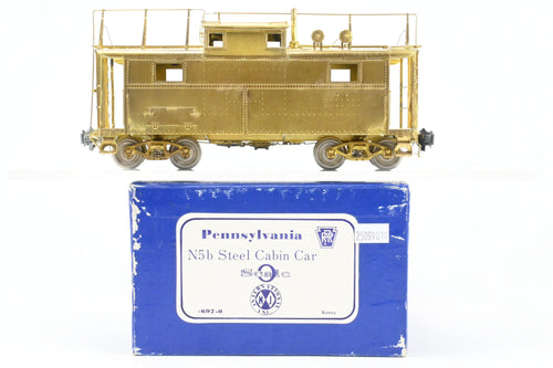 O Brass CON NJ Custom Brass PRR - Pennsylvania Railroad N5b Steel Cabin Car
