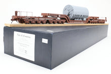 Load image into Gallery viewer, O Brass Kohs and Company PRR - Pennsylvania Railroad FD-2 Flat Car, Version 1 W/large Westinghouse load. Factory Painted No. 470245
