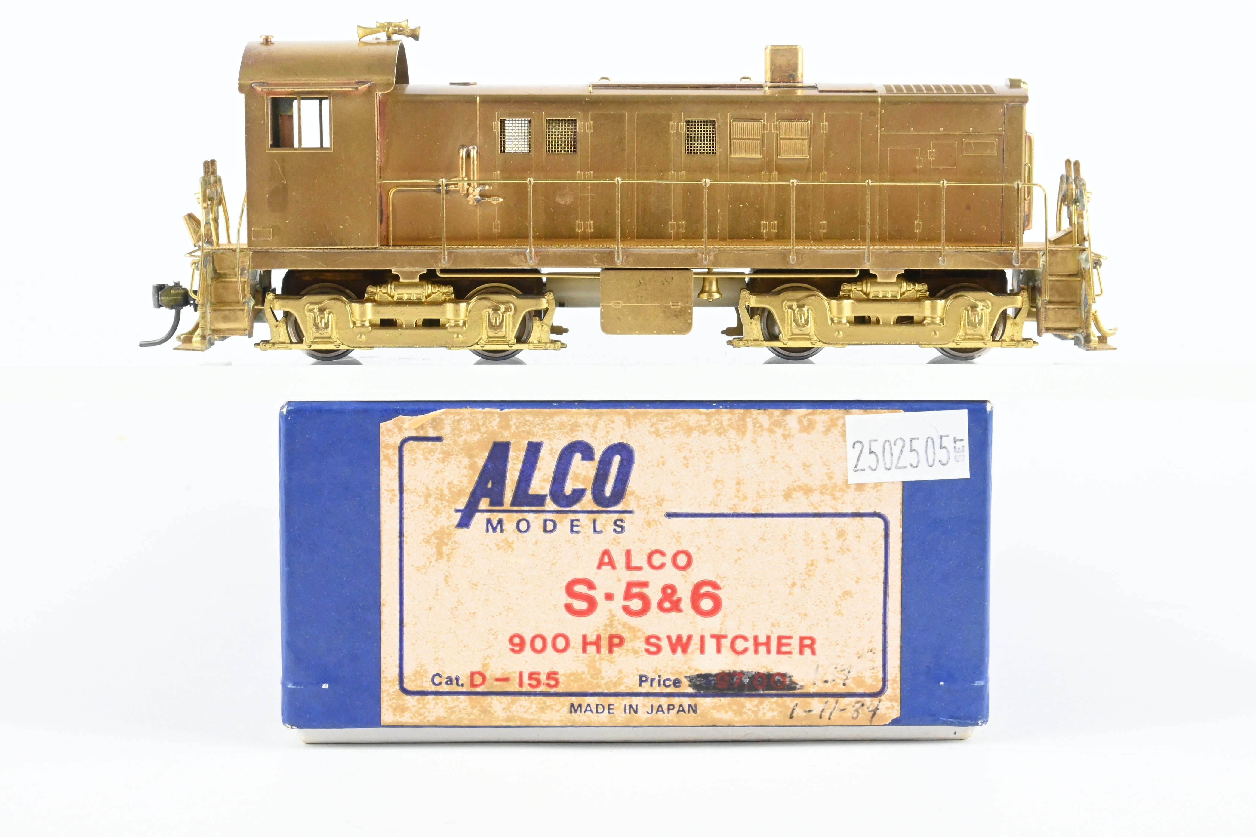 ジャンク ALCO アルコ モデルズ ゴールド ディーゼル機関車 鉄道模型 HO Brass CON Alco Models Various Roads ALCO S-5/6 Switcher New