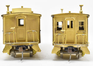 HO Brass Gem Models GN - Great Northern Originally St. Paul & Pacific 2-Car Set Baggage and Coach