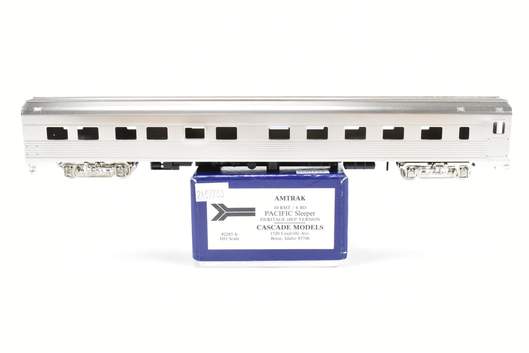 HO Brass Cascade Models AMT - Amtrak Budd 10 RMT-6DBR 