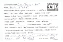 Load image into Gallery viewer, HO Brass NJ Custom Brass PRR - Pennsylvania Railroad Class RT-624 Baldwin Lima Hamilton DT-6-6-2000 Transfer Diesel Custom Painted No. 8957
