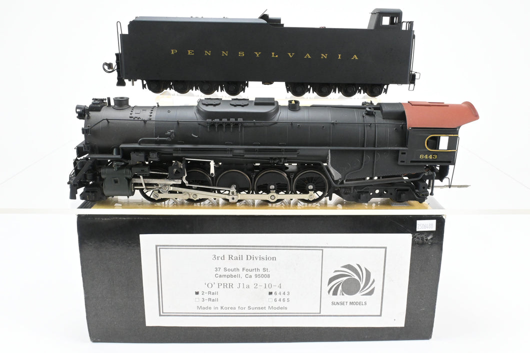 O Brass Sunset Third Rail PRR - Pennsylvania Railroad J-1a 2-10-4 