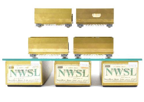 HO Brass NWSL - Northwest Short Line SRR - Southern Railway 4 Unit Articulated Hopper Car