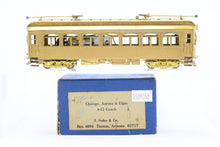 Load image into Gallery viewer, HO Brass Soho CA&amp;E - Chicago Aurora &amp; Elgin #12 Coach Interurban
