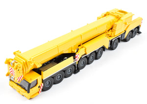 HO CON Kanson Crane & Heavy Transport 1:87th Kran-Lab LTM Factory Painted Diecast - Yellow