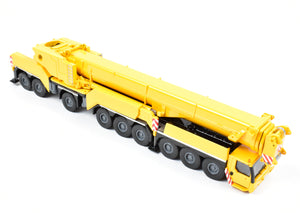 HO CON Kanson Crane & Heavy Transport 1:87th Kran-Lab LTM Factory Painted Diecast - Yellow