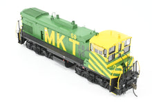 Load image into Gallery viewer, HO Brass CON OMI - Overland Models Inc. MKT - Katy EMD MP15AC FP Yellow/Green No. 58 2000 Run W/DCC

