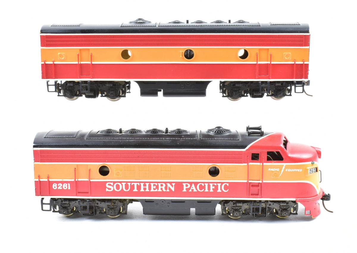 HO Brass PFM - Tenshodo SP - Southern Pacific EMD F9 A/B Pair Factory ...