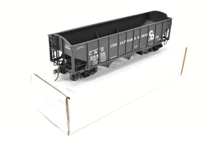 O Scale Brass US Hobbies C&O - Chesapeake & Ohio Tank ACF Welded Triple Hopper Custom Painted No. 98488 NO ORIGINAL BOX