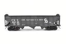 Load image into Gallery viewer, O Scale Brass US Hobbies C&amp;O - Chesapeake &amp; Ohio ACF Welded Triple Hopper Custom Painted No. 98488 NO ORIGINAL BOX
