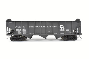 O Scale Brass US Hobbies C&O - Chesapeake & Ohio ACF Welded Triple Hopper Custom Painted No. 98488 NO ORIGINAL BOX