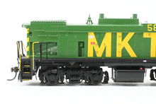Load image into Gallery viewer, HO Brass CON OMI - Overland Models Inc. MKT - Katy EMD MP15AC FP Yellow/Green No. 58 2000 Run W/DCC
