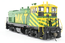 Load image into Gallery viewer, HO Brass CON OMI - Overland Models Inc. MKT - Katy EMD MP15AC FP Yellow/Green No. 58 2000 Run W/DCC
