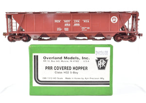 HO Brass OMI - Overland Models, Inc. PRR - Pennsylvania Railroad Covered Hopper Class H32 5 Bay CP