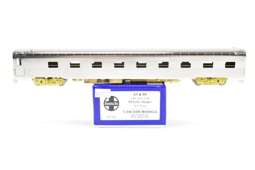 HO Brass Cascade Models AT&SF - Santa Fe ACF Regal Series 4-4-2 Sleeper Deskirted