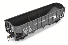 Load image into Gallery viewer, O Scale Brass US Hobbies C&amp;O - Chesapeake &amp; Ohio ACF Welded Triple Hopper Custom Painted No. 98488 NO ORIGINAL BOX
