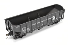 Load image into Gallery viewer, O Scale Brass US Hobbies C&amp;O - Chesapeake &amp; Ohio ACF Welded Triple Hopper Custom Painted No. 98488 NO ORIGINAL BOX
