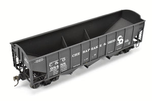 O Scale Brass US Hobbies C&O - Chesapeake & Ohio ACF Welded Triple Hopper Custom Painted No. 98488 NO ORIGINAL BOX
