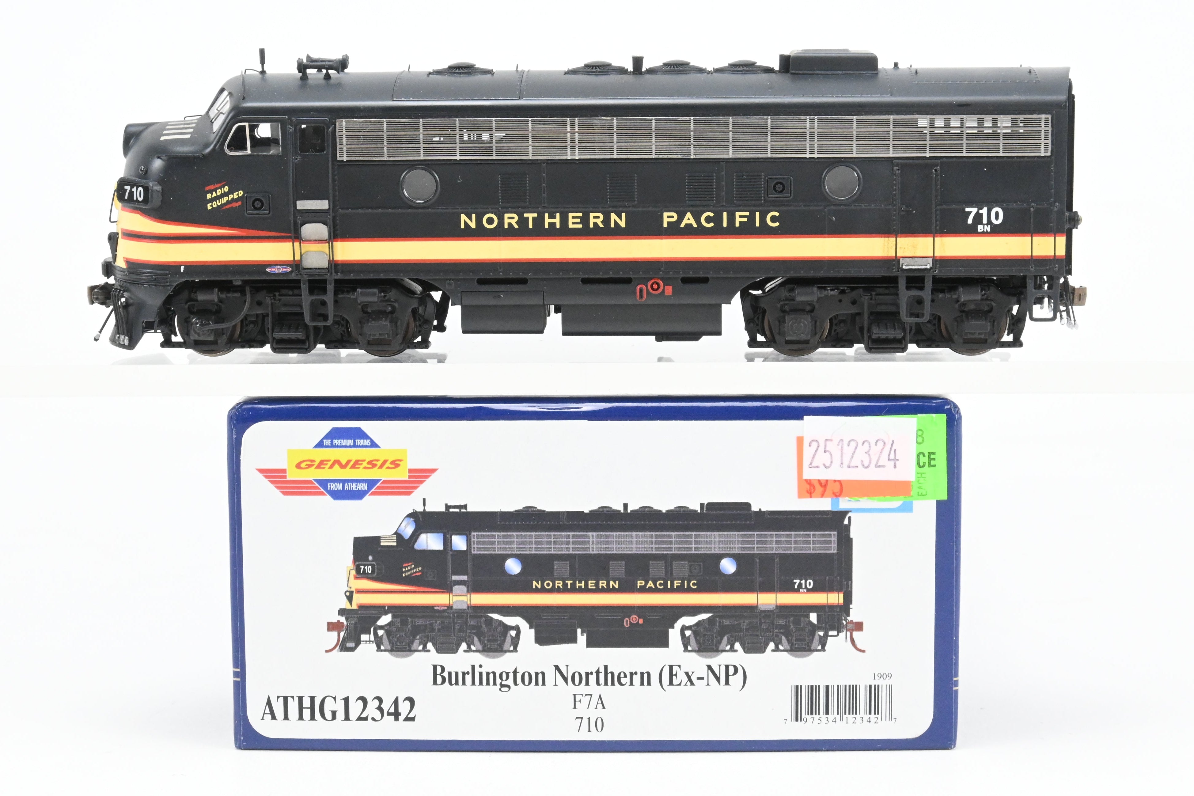 HO Athearn Genesis BN - Burlington Northern EMD F7A Ex NP