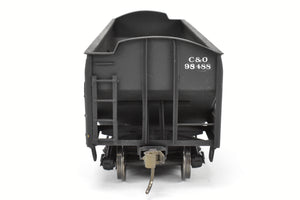 O Scale Brass US Hobbies C&O - Chesapeake & Ohio ACF Welded Triple Hopper Custom Painted No. 98488 NO ORIGINAL BOX