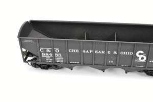 O Scale Brass US Hobbies C&O - Chesapeake & Ohio ACF Welded Triple Hopper Custom Painted No. 98488 NO ORIGINAL BOX