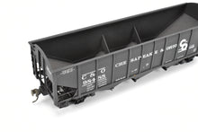 Load image into Gallery viewer, O Scale Brass US Hobbies C&amp;O - Chesapeake &amp; Ohio ACF Welded Triple Hopper Custom Painted No. 98488 NO ORIGINAL BOX
