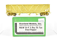 Load image into Gallery viewer, HO Brass OMI - Overland Models, Inc. NW - Norfolk &amp; Western H-4 3-Bay 70-ton Steel Hopper
