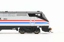 Load image into Gallery viewer, N Kato 176-6021 Amtrak GE P-42 "Genesis" Heritage Phase III No. 145 40th Anniversary Unit w/Micro-Trains Line Couplers
