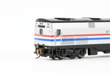Load image into Gallery viewer, N Kato 176-6021 Amtrak GE P-42 "Genesis" Heritage Phase III No. 145 40th Anniversary Unit w/Micro-Trains Line Couplers
