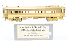 Load image into Gallery viewer, HO Brass Hank's Distributors CA&amp;E - Chicago Aurora &amp; Elgin #451 St Louis Car Powered
