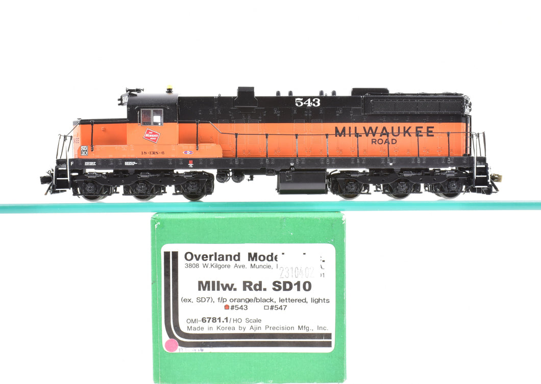 HO Brass OMI - Overland Models, Inc. MILW - Milwaukee Road CON EMD SD10 Factory Painted #543