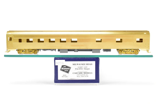 HO Brass Cascade Models MILW - Milwaukee Road 10-6 Pacific Sleeper