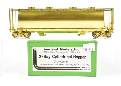 HO Brass OMI - Overland Models, Inc. CNJ/Conrail - Central RR of New Jersey/Conrail 2 Bay Cylindrical Hopper