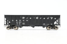 Load image into Gallery viewer, O Brass PSC - Precision Scale Co. D&amp;RGW - Denver &amp; Rio Grande Western 70-Ton 3-Bay Hopper Factory Painted No. 17653
