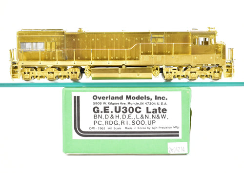HO Brass OMI - Overland Models Inc. Various Roads GE U30C Late Version