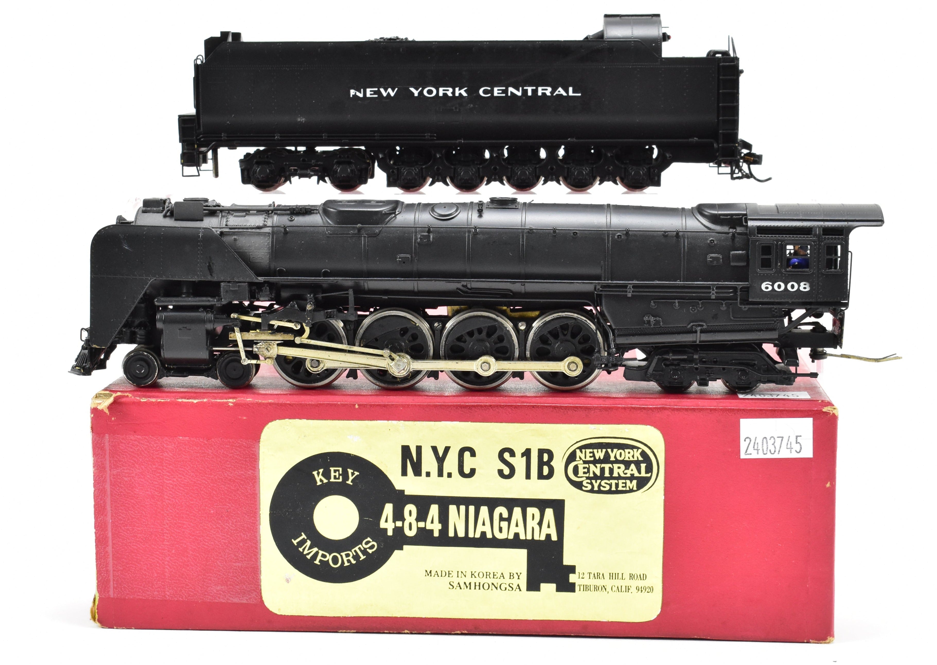 HO Brass Key Imports NYC - New York Central S-1b 4-8-4 Niagara C/P No. 6008 HO Brass Key Imports NYC - New York Central S-1b 4-8-4 Niagara C/P No. 6008