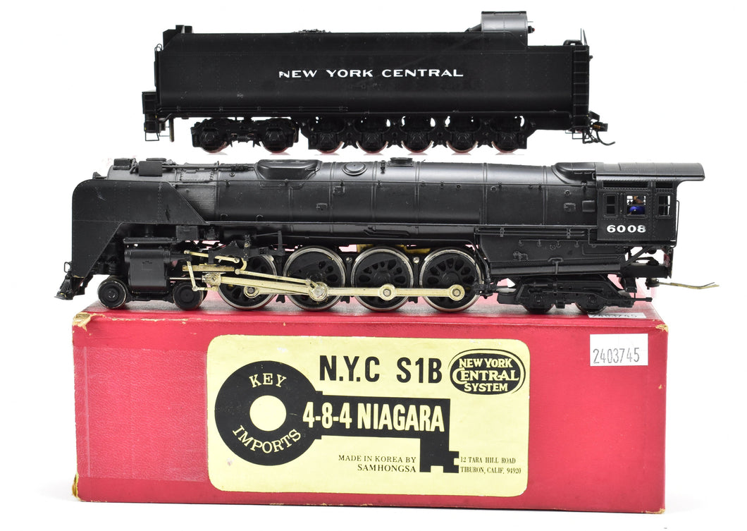 HO Brass Key Imports NYC - New York Central S-1b 4-8-4 Niagara C/P No. 6008