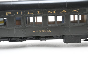 O Brass PSC - Precision Scale Co. Pullman 80' Sleeper 10-1-2 Plan 3585a Rebuilt Vestibule End Mechanical Air FP “Sonoma”