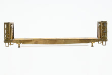 Load image into Gallery viewer, HO Brass U.S. Hobbies Various Roads Bulkhead Beveled Floor Pulpwood Flatcar NO TRUCKS
