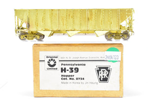 HO Brass Oriental Limited PRR - Pennsylvania Railroad H-39 Hopper