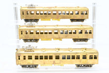 Load image into Gallery viewer, J Scale Brass CON Ken Kidder JNR - Japanese National Railway &amp; Various Roads 57’ Rapid Transit Coach w/ Motor 3-Car Set
