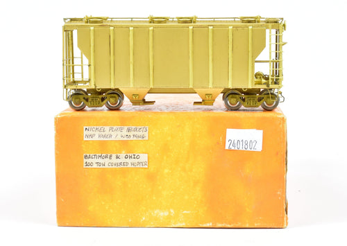 HO Brass NPP - Nickel Plate Products B&O - Baltimore & Ohio 100 Ton Covered Hopper