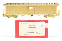 Load image into Gallery viewer, HOn3 Brass CON Soho D&amp;RGW - Denver &amp; Rio Grande Western #164 Baggage Car
